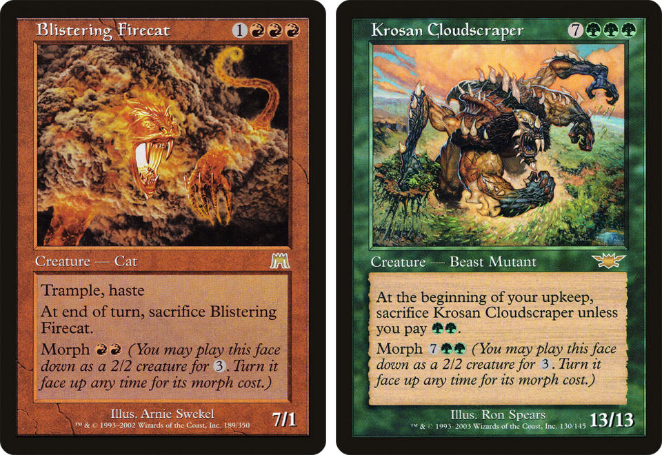 Morph cards were wild. (Image: Wizards of the Coast)