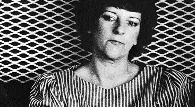 Pictured: Convicted child killer Genene Jones being transported in a prison van following her trial in San Antonio, Texas in 1984. Photo: AP