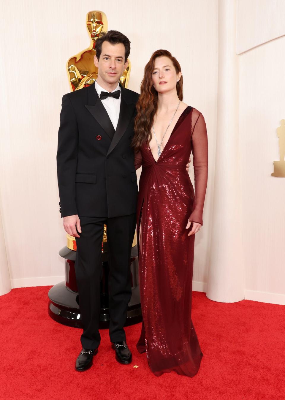 Mark Ronson and Grace Gummer at Gucci (Getty Images)