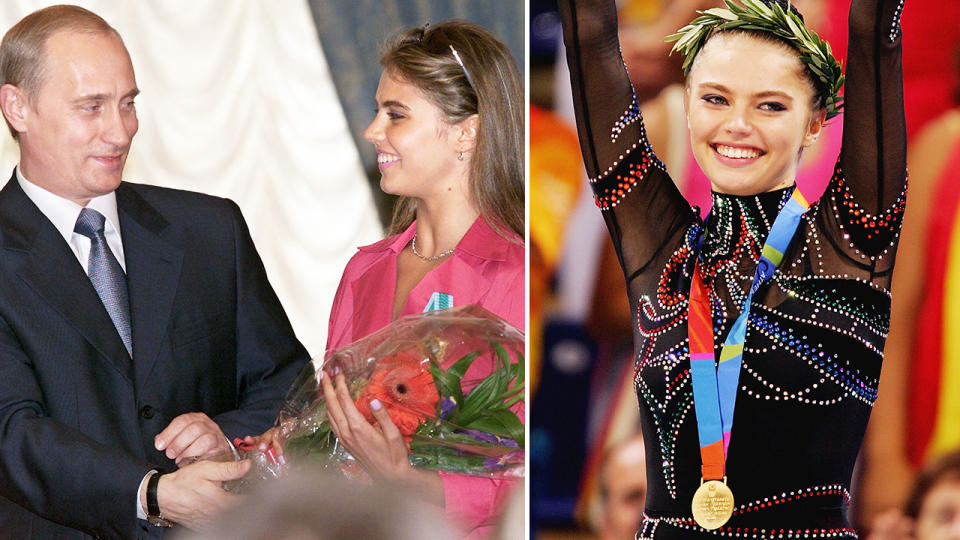 Alina Kabaeva, pictured here with Vladimir Putin.