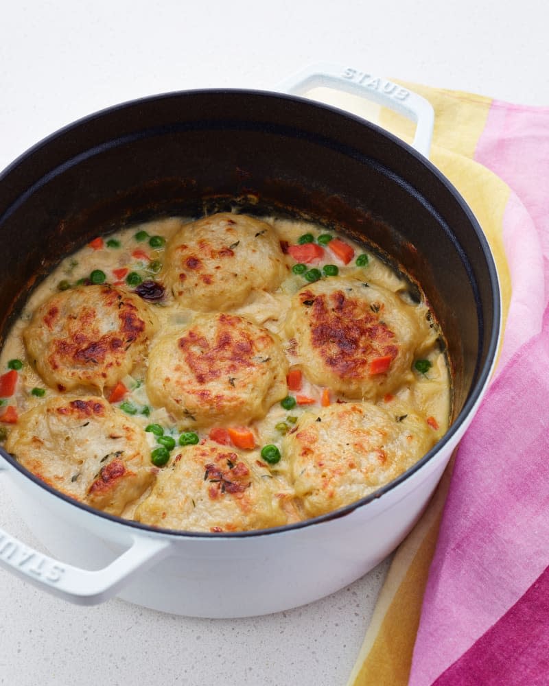 Shortcut Dutch Oven Chicken Pot Pie