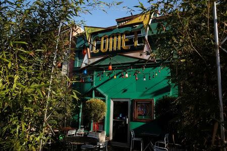 FILE PHOTO - A general view of the exterior of the Comet Ping Pong pizza restaurant in Washington, U.S. December 5, 2016. REUTERS/Jonathan Ernst