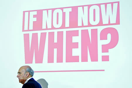 British politician Vince Cable attends a news conference held by the People's Vote campaign in central London, Britain, December 11, 2018.REUTERS/Toby Melville