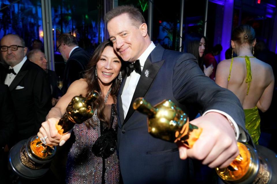 Michelle Yeoh & Brendan Fraser