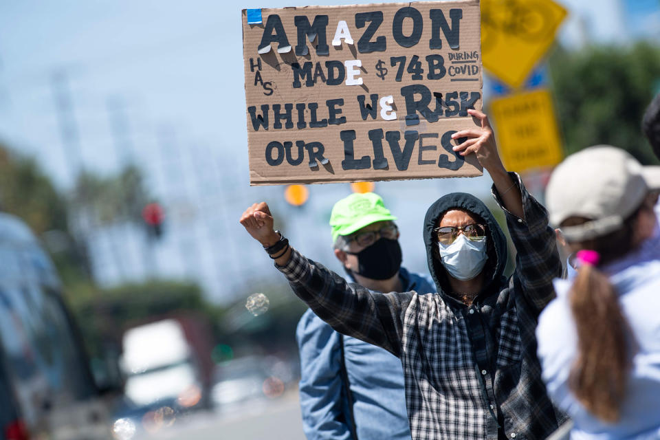 Image: Amazon worker strike (Valerie Macon / AFP - Getty Images)