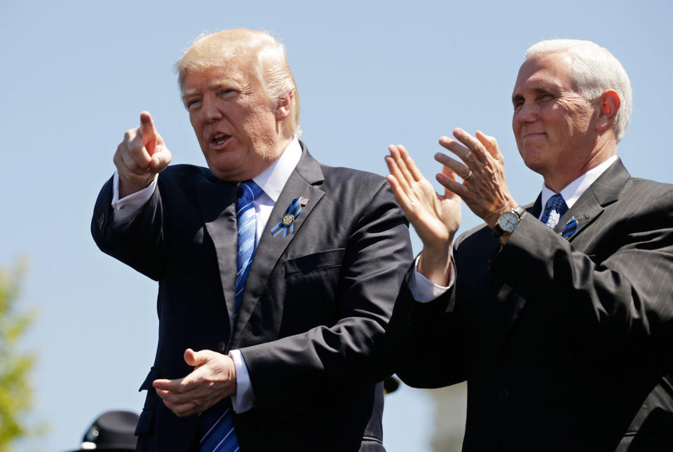 Trump speaks at the National Peace Officers’ Memorial