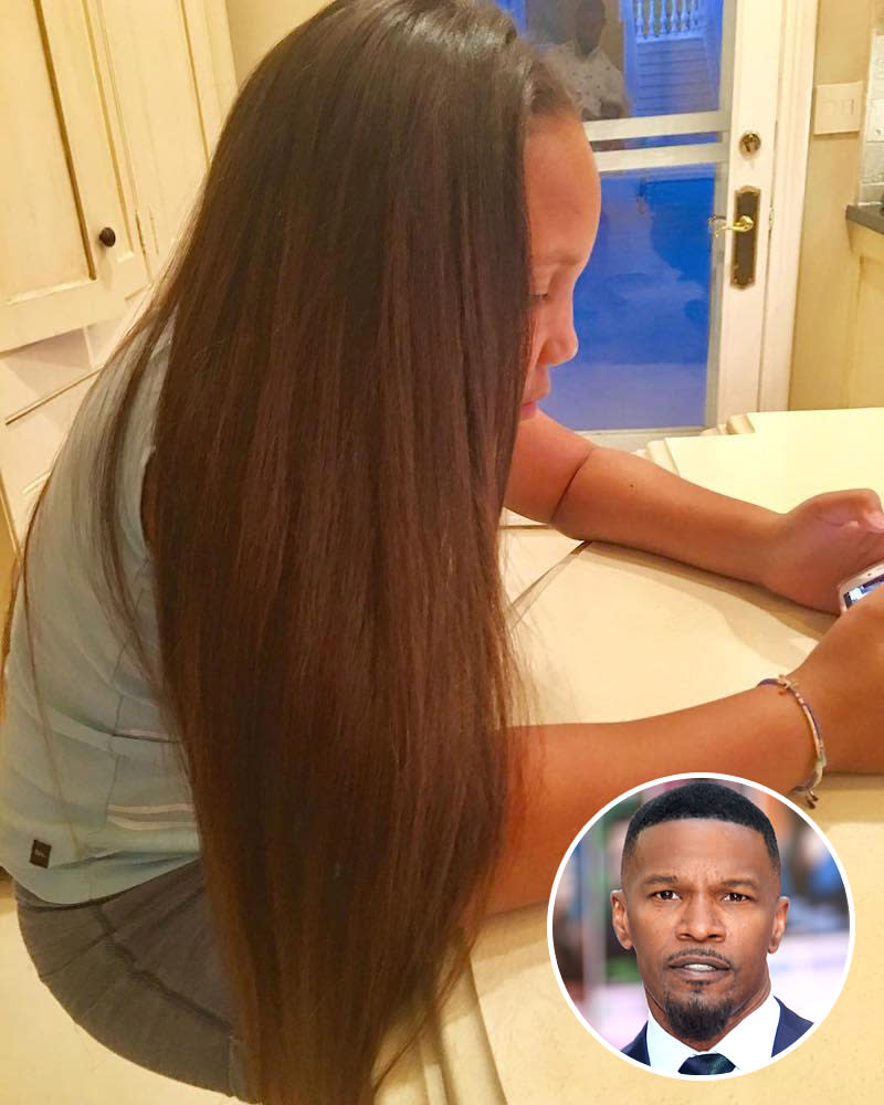 <p>“Hair did! First day of school!” reported proud papa Jamie Foxx (real name: Eric Bishop) during his “#daddydaughtertime.” Those locks are looking good. (Photos: <a rel="nofollow noopener" href="https://www.instagram.com/p/BYHOSJ3j96o/?hl=en&taken-by=iamjamiefoxx" target="_blank" data-ylk="slk:Jamie Foxx via Instagram;elm:context_link;itc:0;sec:content-canvas" class="link ">Jamie Foxx via Instagram</a>/AP Images) </p>