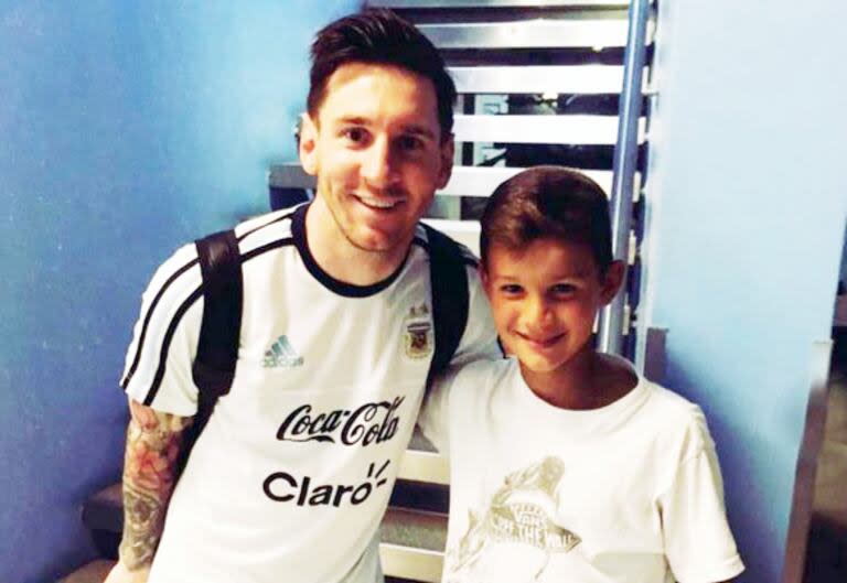 Valentín Carboni y Lionel Messi: de aquella foto en Ezeiza a este momento: serán compañeros en la Copa América