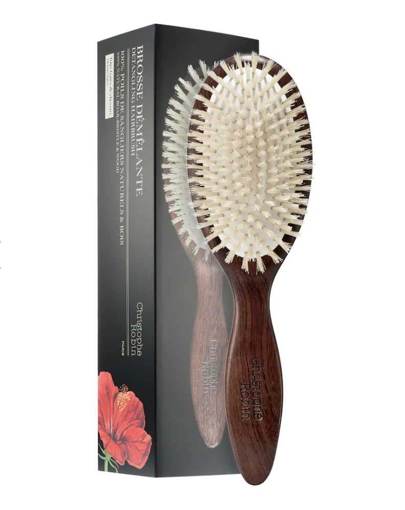 Boar Bristle Detangling Paddle Hairbrush