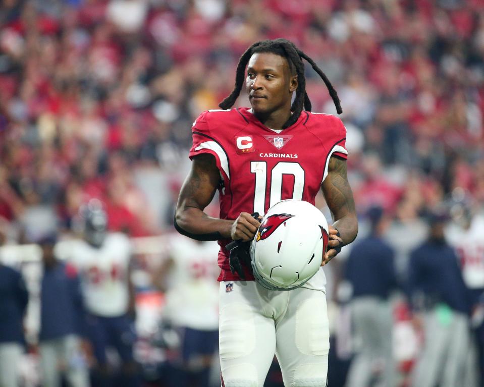 Arizona Cardinals wide receiver DeAndre Hopkins has been suspended for the first six games.