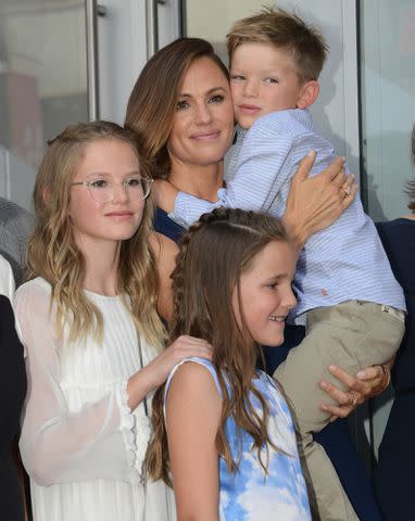 Albert L. Ortega/Getty Jennifer Garner and kids in 2018