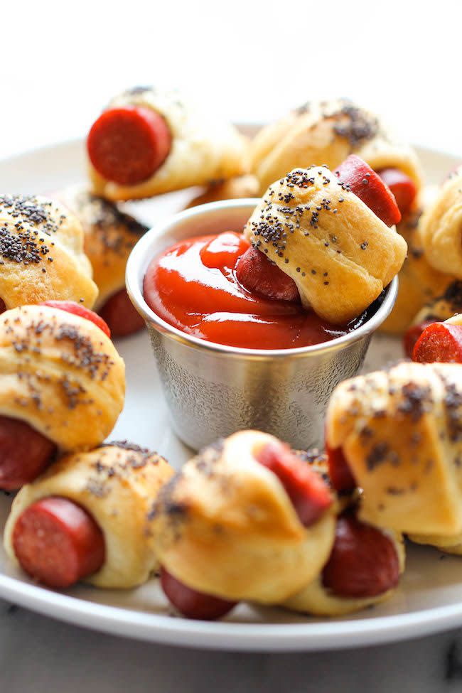 <p>Nothing says national treasure like pastry-wrapped piggies.</p><p><em><a href="http://damndelicious.net/2014/01/31/classic-pigs-blanket/" rel="nofollow noopener" target="_blank" data-ylk="slk:Get the recipe from Damn Delicious »;elm:context_link;itc:0;sec:content-canvas" class="link ">Get the recipe from Damn Delicious »</a></em></p>