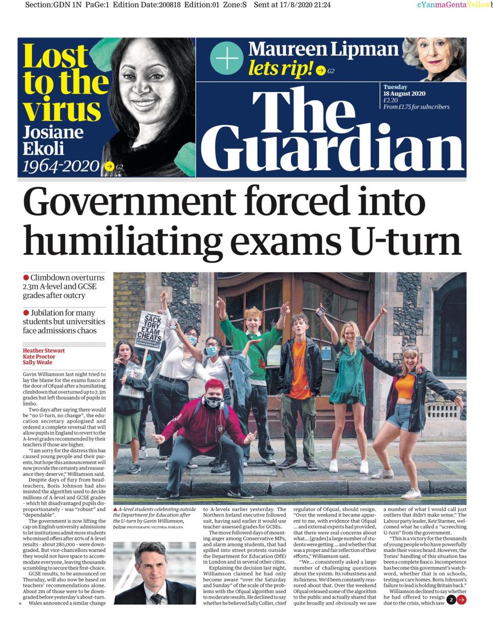 The Guardian described the U-turn as 'humiliating' for the government.