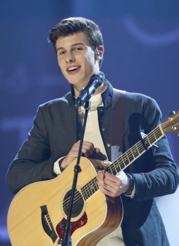 LOS ANGELES, CALIFORNIA, USA - JANUARY 26: Singer Shawn Mendes