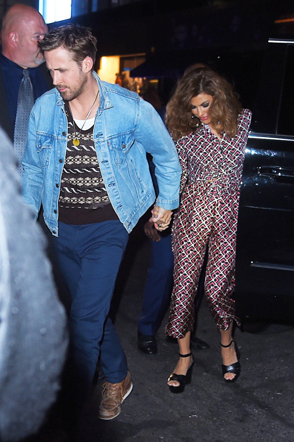 The very private couple were spotted together in New York after Gosling's 'SNL' hosting gig.