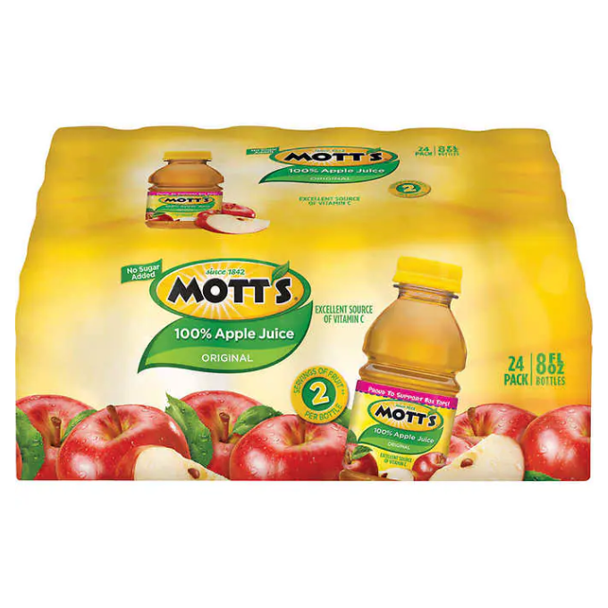 Costco Motts apple juice