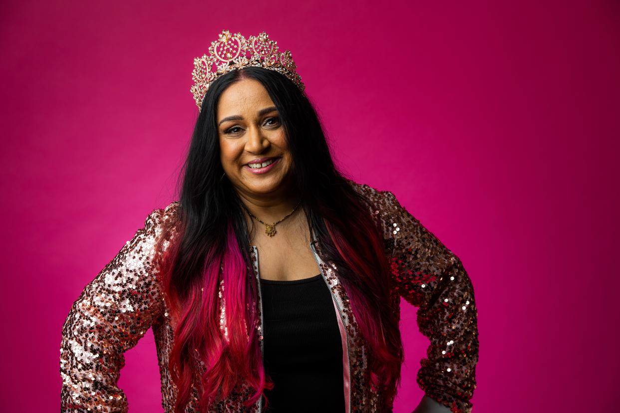 Pinky Patel became famous on TikTok. Now she brings her show to Hoyt Sherman Place on Friday night.