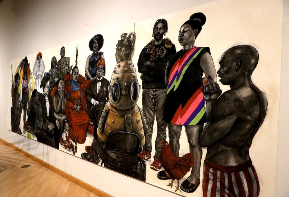 Art on view at CAAM.