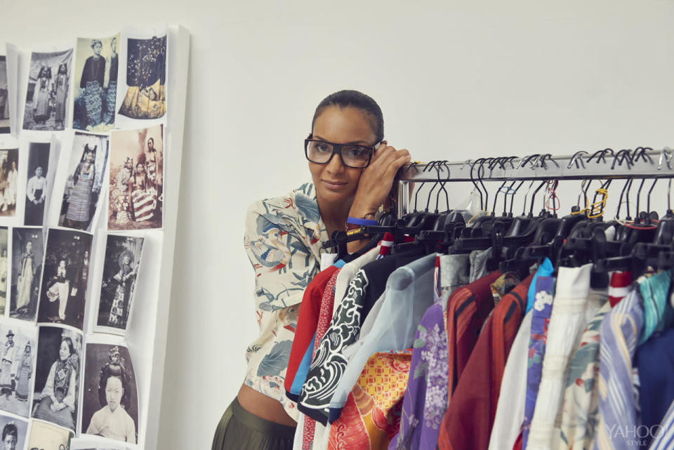 Stella Jean in her studio.