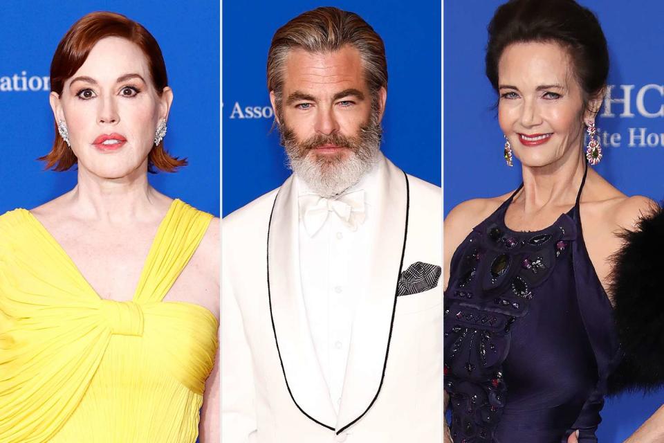 <p>Getty;Matt Baron/BEI/Shutterstock</p> Molly Ringwald, Chris Pine, Lynda Carter.