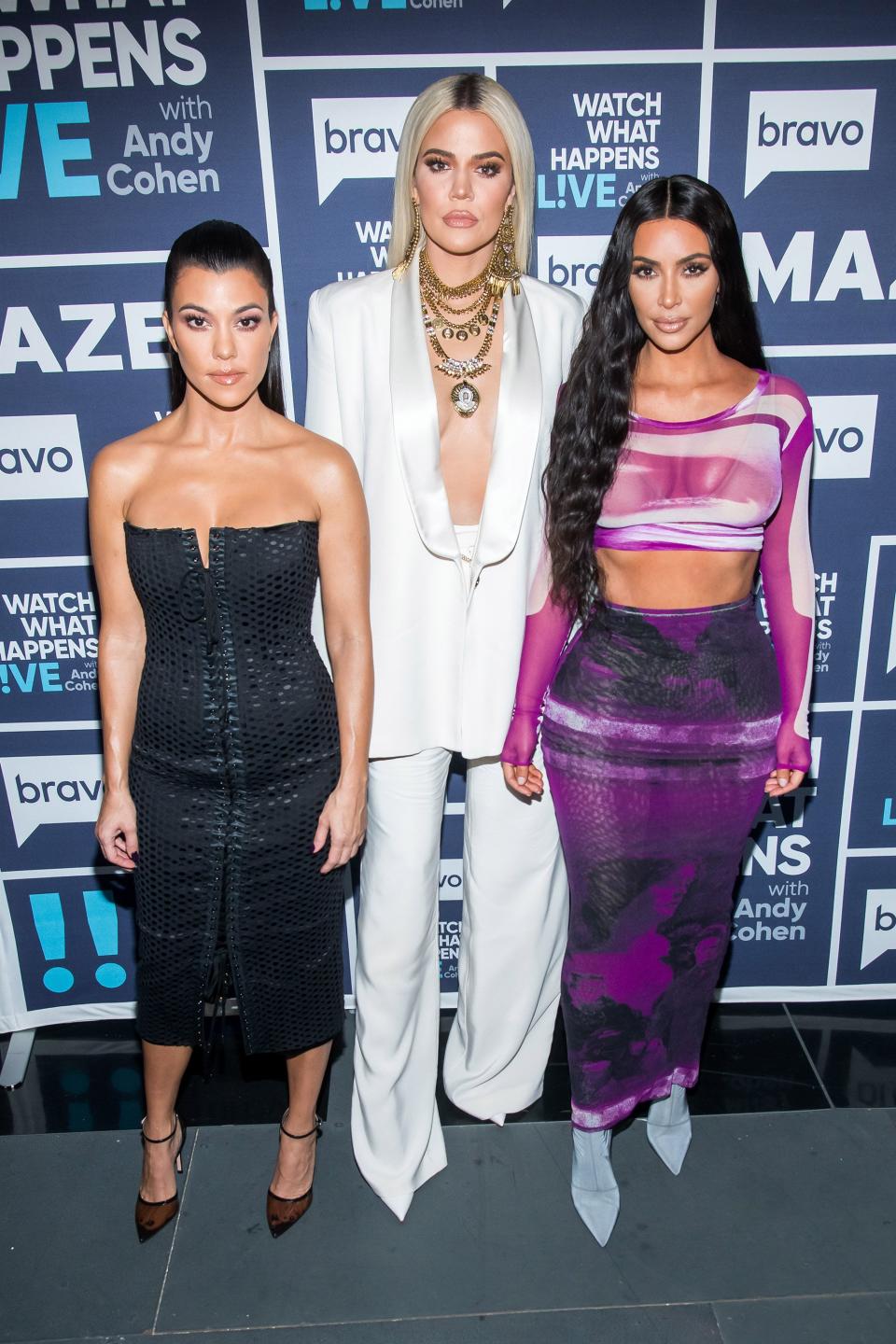 Kourtney Kardashian, Khloe Kardashian, and Kim Kardashian