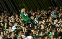 Fans of Chapecoense soccer team pay tribute to Chapecoense's players at the Arena Conda stadium in Chapeco, Brazil November 30, 2016. REUTERS/Paulo Whitaker