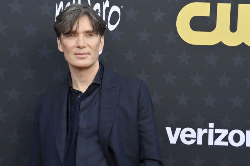 Cillian Murphy attends the 29th annual Critics' Choice Awards at the Barker Hanger in Santa Monica, Calif., on Sunday. Photo by Jim Ruymen/UPI