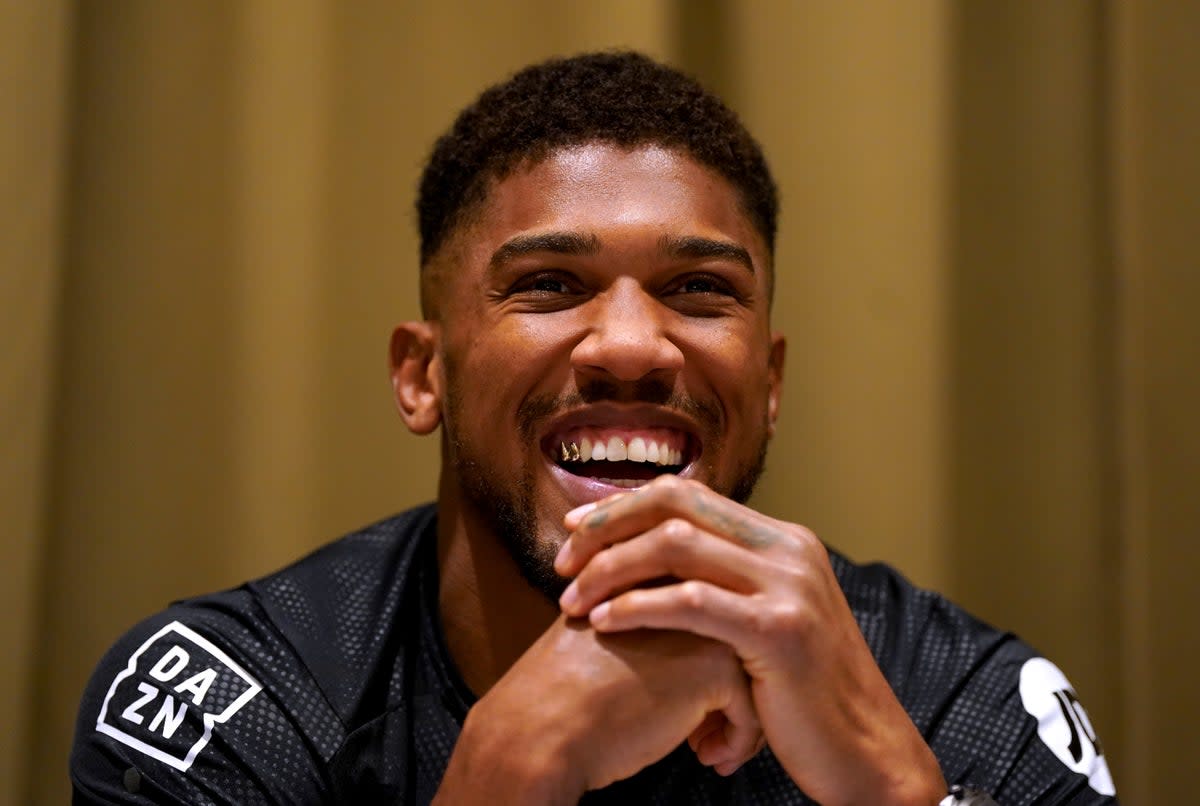 Anthony Joshua insists he will sign the contract to fight Tyson Fury (Nick Potts/PA) (PA Wire)