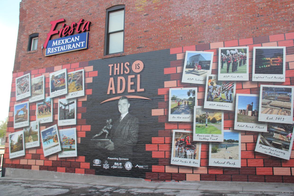 The new interactive mural at 109 Nile Kinnick Dr in Adel will be unveiled during a ribbon-cutting ceremony on Wednesday, May 8.