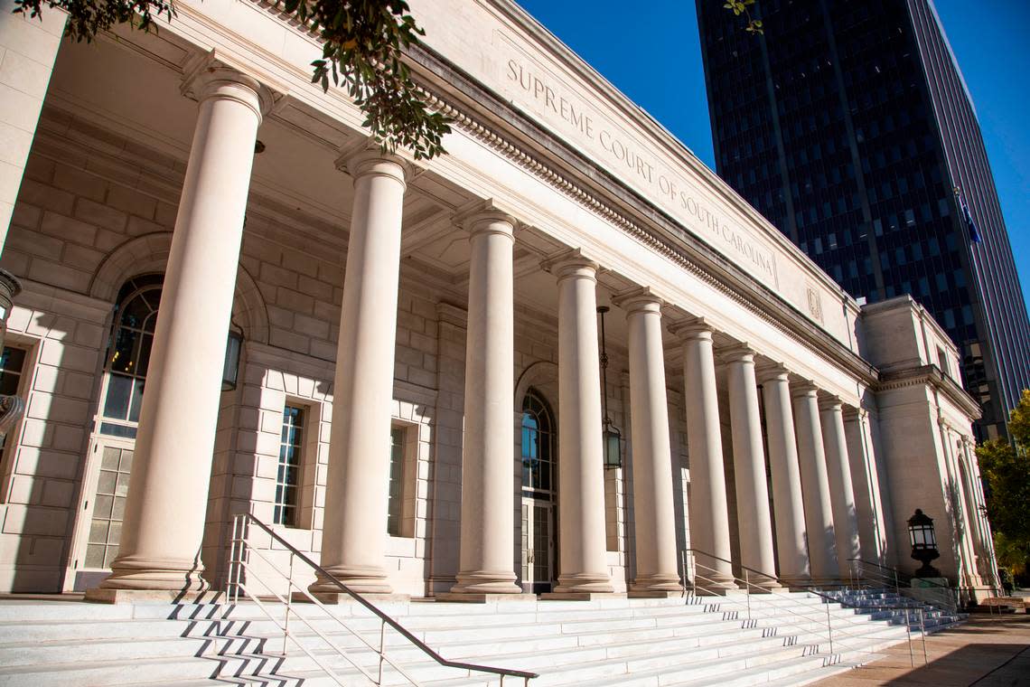 The South Carolina Supreme Court on Wednesday, October 19, 2022.