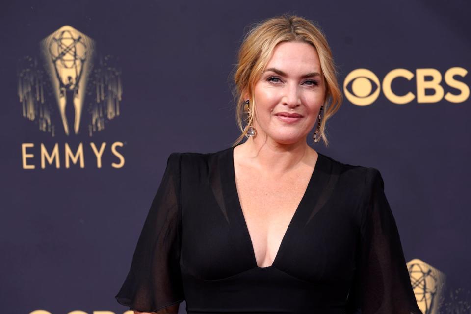 Kate Winslet at the Emmys in 2021 (AP Photo/Chris Pizzello) (AP)