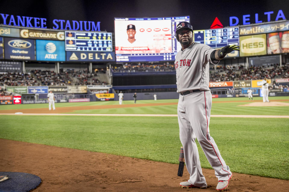 The Yankees and Red Sox agree on one thing: Their respect and appreciation for David Ortiz. (Photo by Billie Weiss/Boston Red Sox/Getty Images)