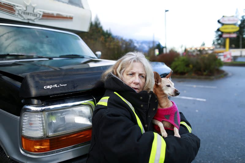 FILE PHOTO: Rainstorms cause flooding and landslides in the western Canadian province of British Columbia