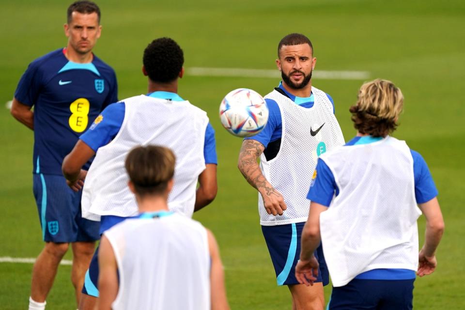 Kyle Walker is determined to stop France in Saturday’s quarter-final (Adam Davy/PA) (PA Wire)