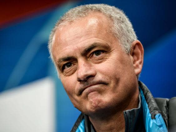 Jose Mourinho will take training online (EPA)