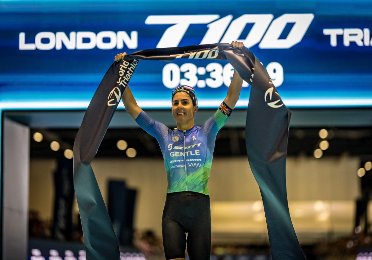 T100 world lead Ashleigh Gentle hopes to add to London triathlon title in Ibiza