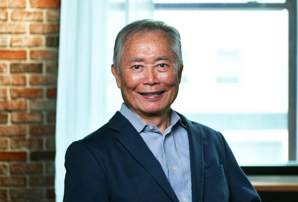 Actor George Takei visits LinkedIn on May 30, 2019, in New York City. (Photo: Slaven Vlasic/Getty Images)