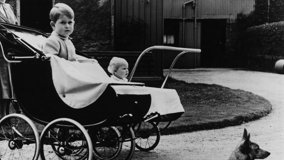 3. August 1951: King Charles and Princess Anne in Birkhall, Scotland