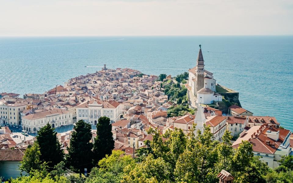 Beautiful cityscape of Piran, Slovenia
