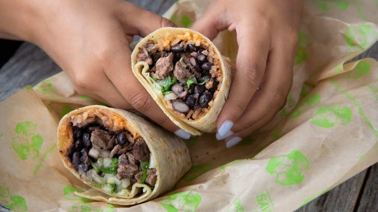 Baja Fresh Burrito Mexicano