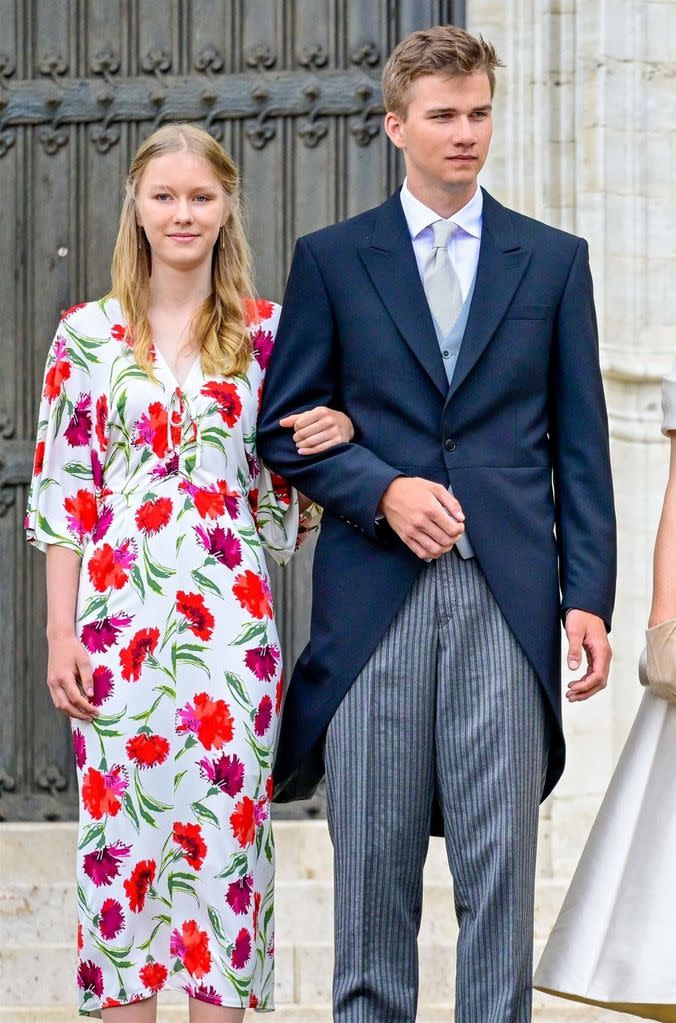 Princess Eléonore in her floral dress