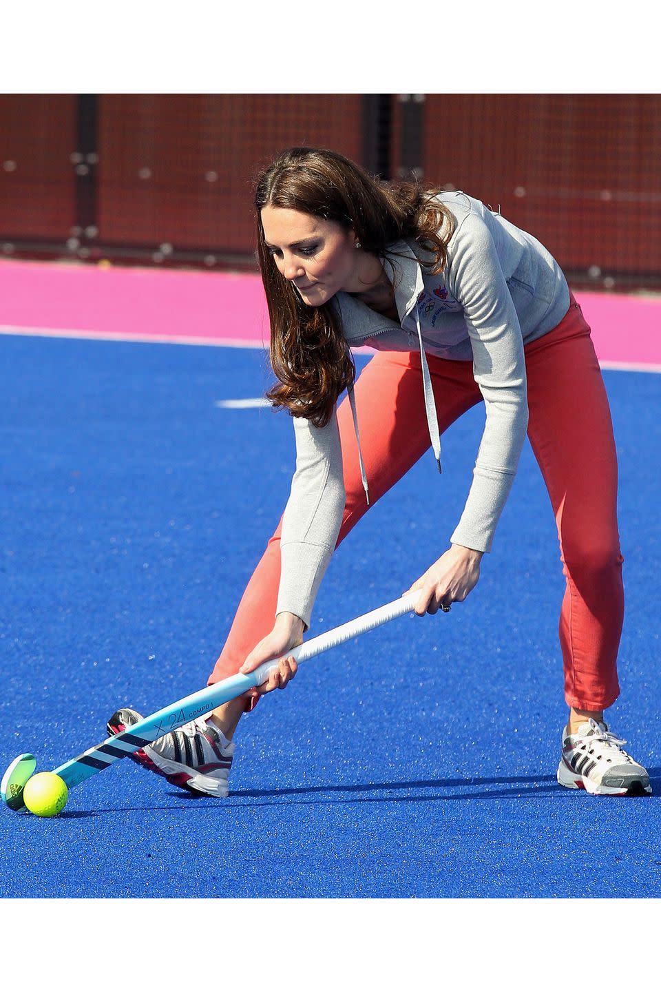 <p>Kate has been crushing field hockey for a long while. Just because she's a royal now doesn't mean she can't still show off those skills. </p><p><a rel="nofollow noopener" href="http://www.adidas.com/us/women-training-shoes" target="_blank" data-ylk="slk:SHOP SIMILAR;elm:context_link;itc:0;sec:content-canvas" class="link ">SHOP SIMILAR</a> <em><a rel="nofollow noopener" href="http://www.adidas.com/us/women-training-shoes" target="_blank" data-ylk="slk:adidas.com;elm:context_link;itc:0;sec:content-canvas" class="link ">adidas.com</a></em><br></p>