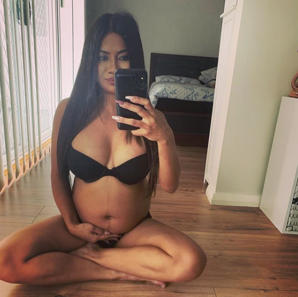 MAFS star Cyrell Paule shows off baby bump