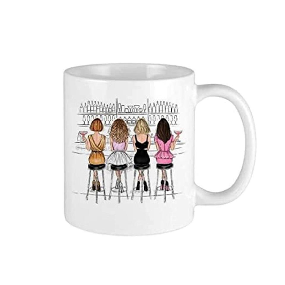 9) Carrie Bradshaw in a Bar Mug