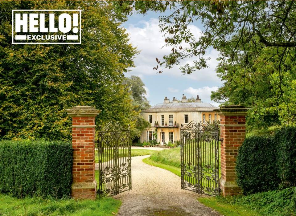 Conran family home with gates opening 