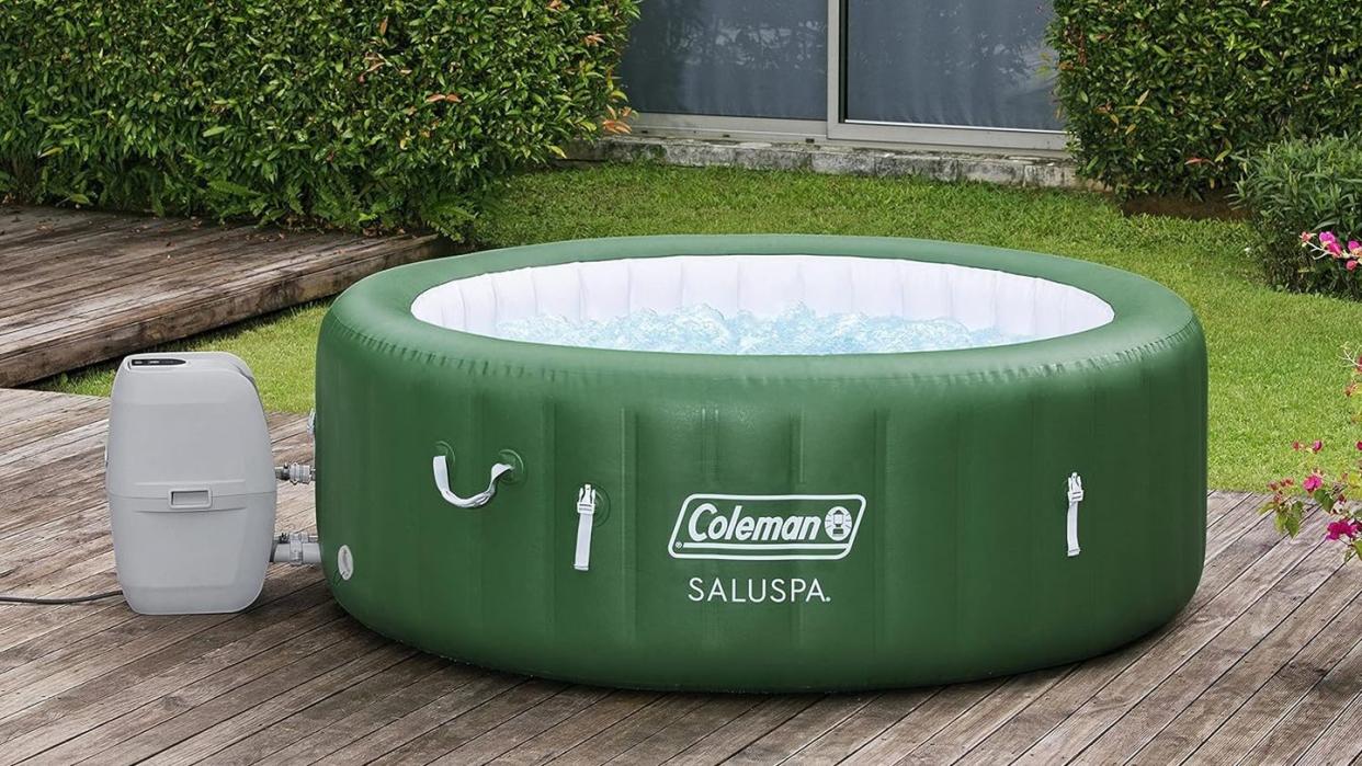 inflatable hot tub on amazon