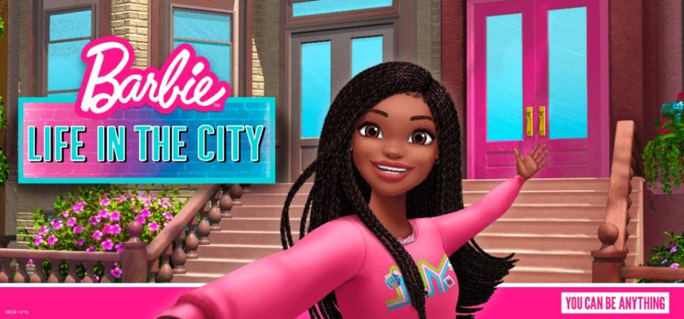 The key art for "Barbie: Life in the City" (Mattel)