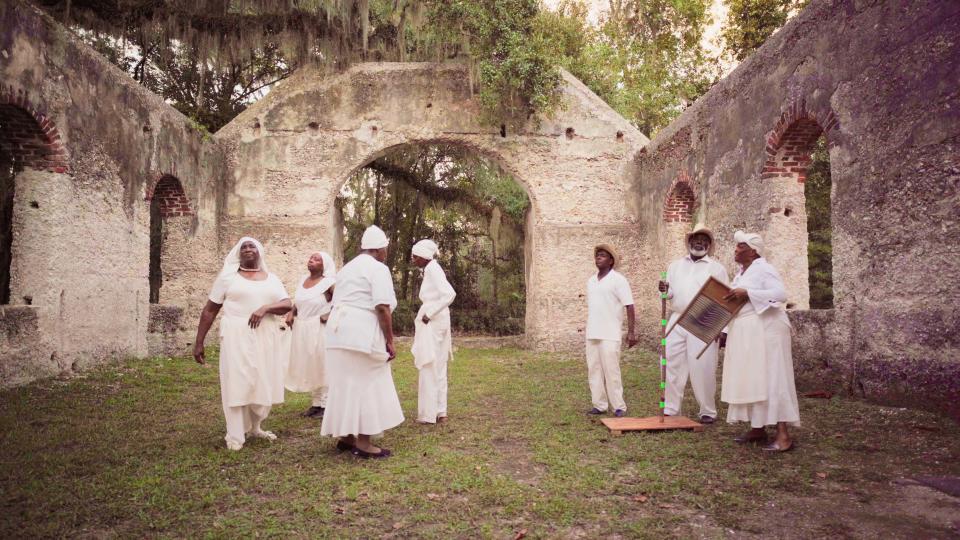 A scene from 'High on the Hog: How African American Cuisine Transformed America' on Netflix.