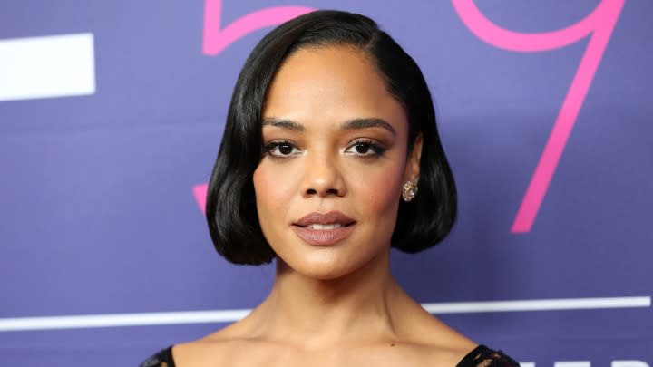 Tessa Thompson with a bob haircut