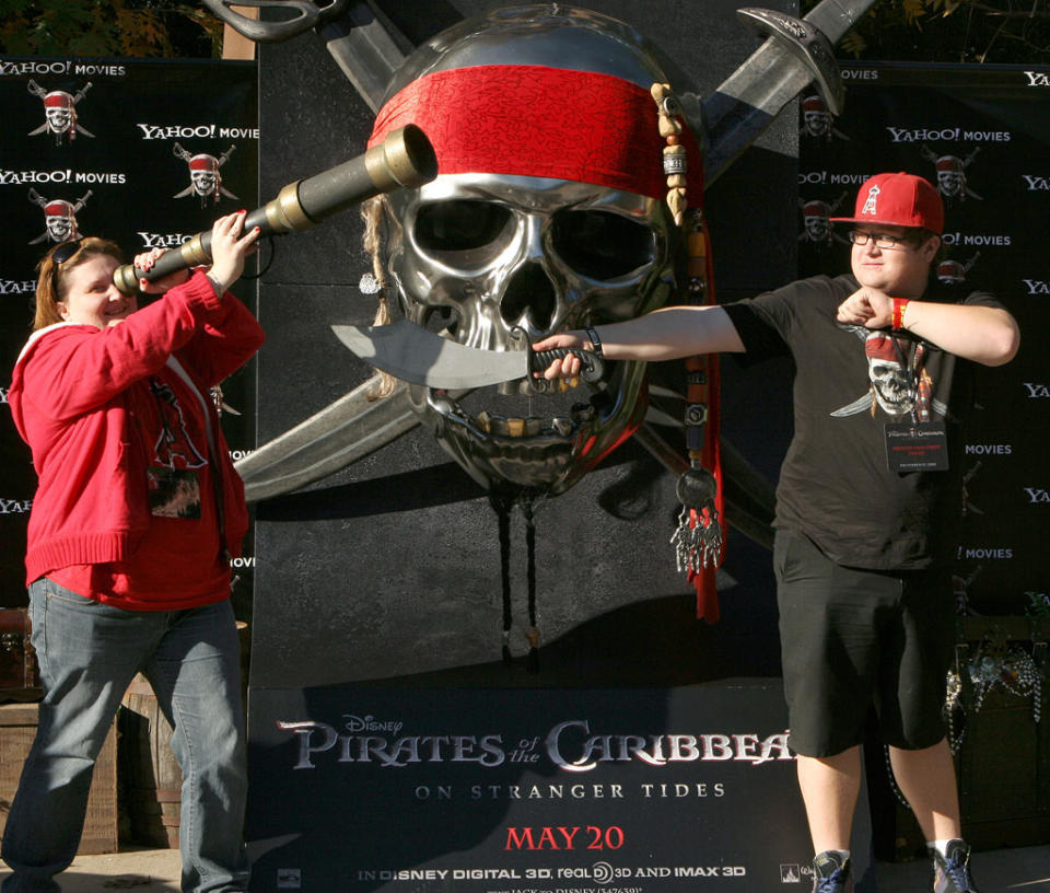 Pirates Fan day at Disneyland 2010